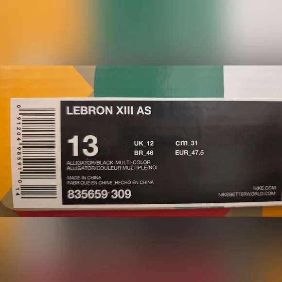 New Nike LeBron 13 All-Star (2016) Size 13 - Picture 5 of 5